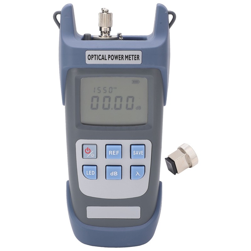 Optical Fiber Power Meter Optic Cable Tester ‑50~+26dbm with LED