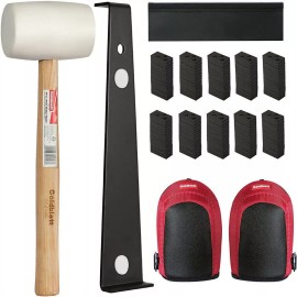 Goldblatt/VALUEMAX Professional Laminate Wood Flooring Installation Kit Set w/100/30 Pieces Spacers - Goldblatt Laminate Wood Flooring Installation Kit