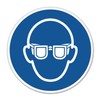 Hin731 Eye Protection Sticker Diameter 20 cm ISO 7010 M004