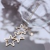 Aneneiceera Hollow Out Star Hair Clip Gold Hair Clip Tassel