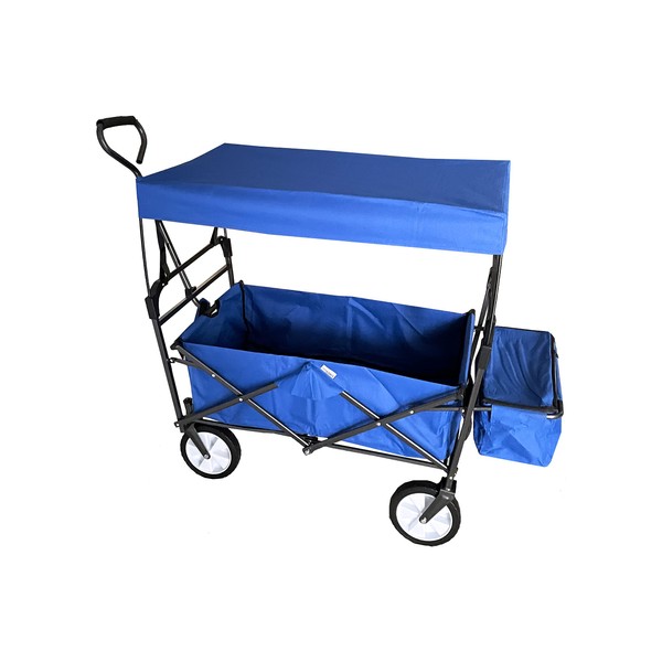GLCHQ Metal Frame 150 Lbs Capacity Folding Wagon, Heavy Duty