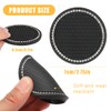 BHIPKOT Car Cup Coasters - Universal Cup Holder Inserts -