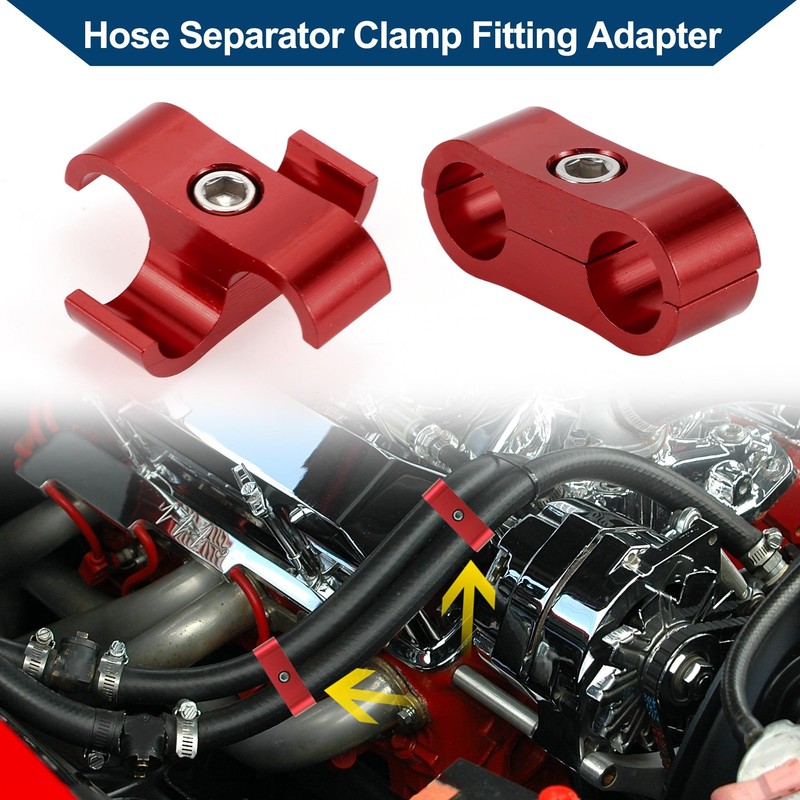 Hihaha Hose Separator Clamp Fitting Adapter/Pipe Tube Line Separator Clamp