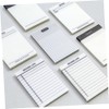 TEHAUX Bloc De Notas Con Cuadrícula 400 Hojas/8 Libros Pegatinas