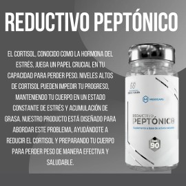 Suplemento Reductivo Peptónico Reductor De Cortisol 90 Cáps.