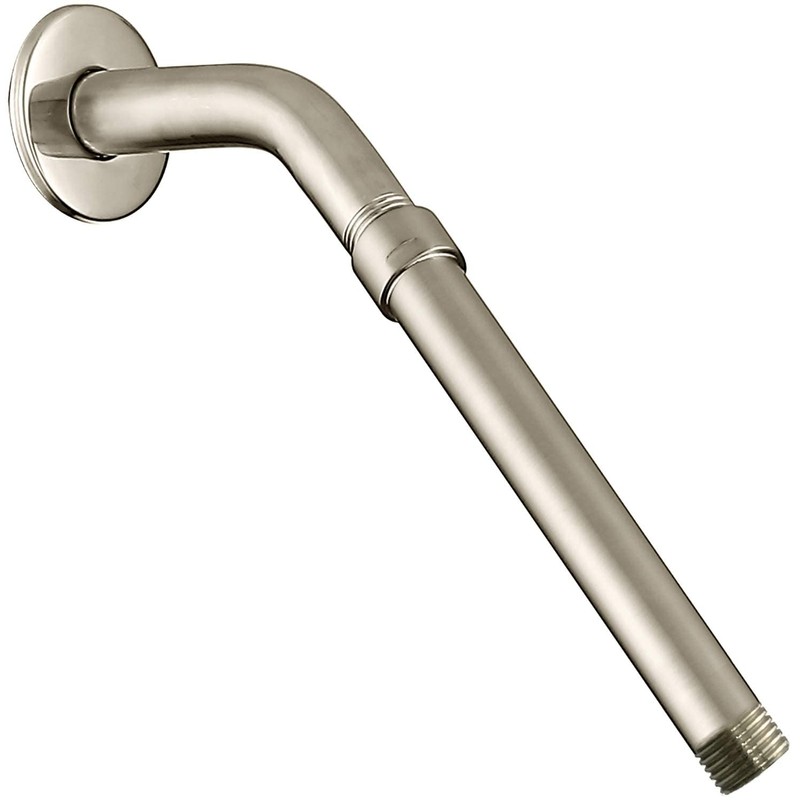 G-Promise 7 Inch Solid Brass Shower Arm Extender, Lower Shower