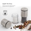 Kamenstein Magnetic Salt and Pepper Grinder Filled with Spices, Set