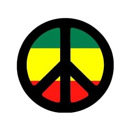 1960's Historical Replica Throwback Button Badge Pin Peace Sign Hippie Symbol