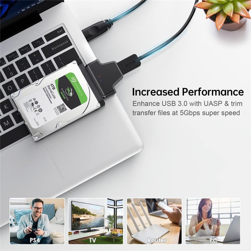 xiwai Micro USB 3.0 to SATA 22 Pin 7+15 Housing