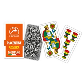 Modiano 300053 Piacentine Regional Cards Family Orange