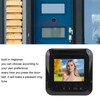 2.4in 1MP Smart Peephole Viewer Video Door Bell 160 Degree