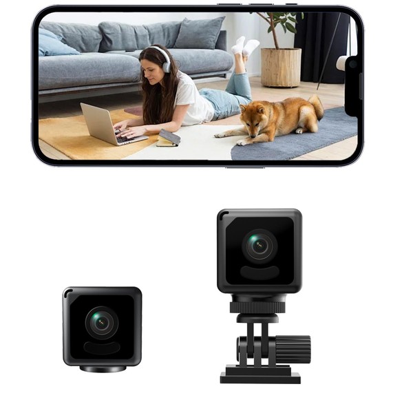 Shaopao Mini Wireless Camera, Mini Security Cameras for Home Pet