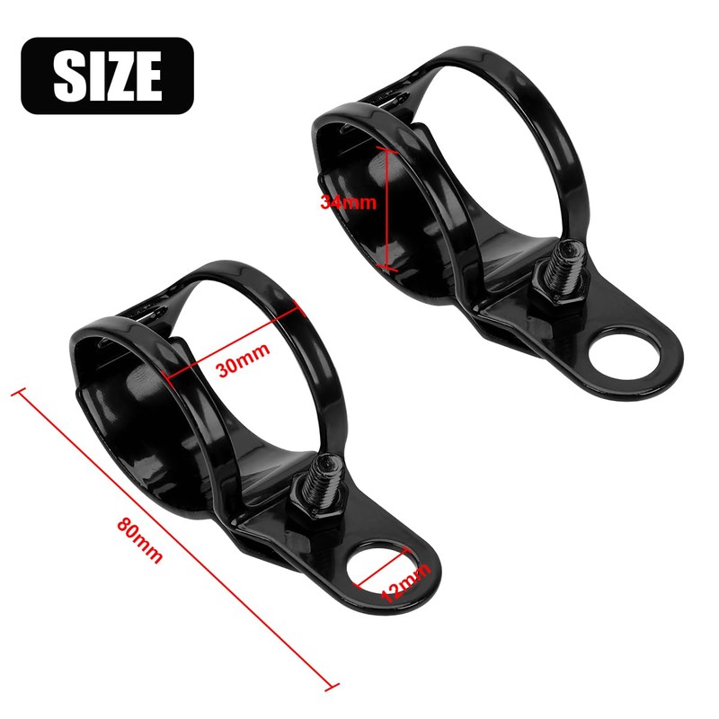 CGEAMDY Pack of 2 Motorcycle Indicator Bracket, Motorcycle Headlight Holder