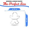 Foose Cookie Cutters Large Gingerbread Man Cookie Cutter 5.5 in