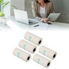 5 Rolls Adhesive Thermal Paper 2.2in Long 1in Wide Printing