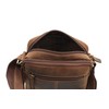Visconti Compact Leather Messenger/Travel Bag S8 Oil Tan