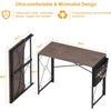 VECELO 39 Inch Folding Desk Simple Assembly, Writing Computer Desk