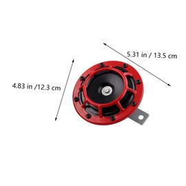 iplusmile 1 Pair Car Horns Relay Motorcycle Trumpet Modification Air Horn Delay Aluminum Alloy Fit