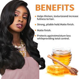 Premium Styling Gel, Styling Strong Hold Styling Gel, Long-Lasting and Enhancing Shine, Anti Hair Loss & Fighting Friz Styling Gel for Dry, Curly, Thick, and Frizzy Hair, Non-Sticky 4.24 oz(120g)