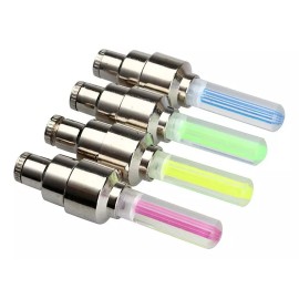 Mercader Digital 10 Pares Luz Led Válvula Llantas Bici Moto / Mayoreo + Envío