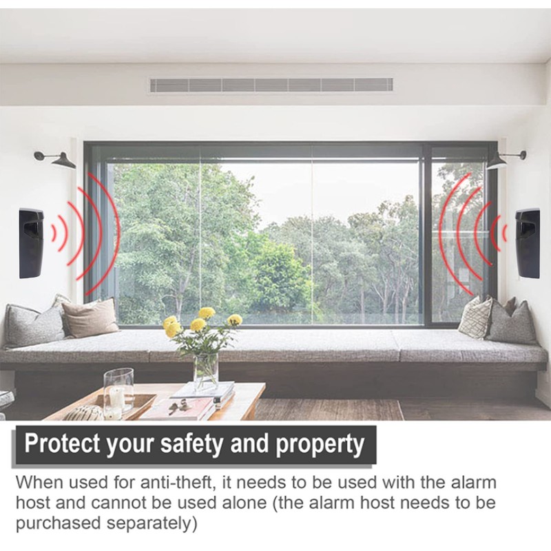 Gate Safe Infrared Alarm Detector Home Anti Theft Motion Sensor