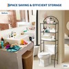 LALFPET 3 Tier Over The Toilet Storage Shelf, Heavy Duty