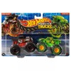 Hot Wheels Monster Trucks 1:64 Strong Dual Cars BONE SHAKER POISON PINTO - GUNKSTER FYJ64-JCC75