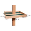 Woodlink Giant Post Mounted Seed Tray with 4 x 4