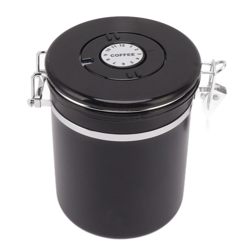 Coffee Bean Storage Container 304 Stainless Steel Exhaust Valve Coffee
