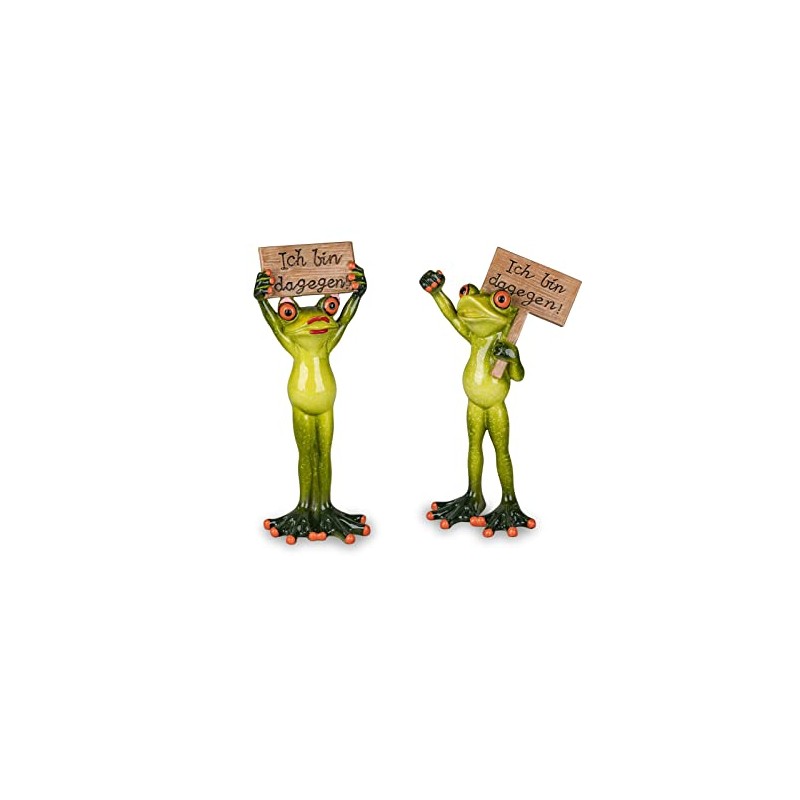 formano Set of 2 Funny Frogs Frog as Demonstrator with