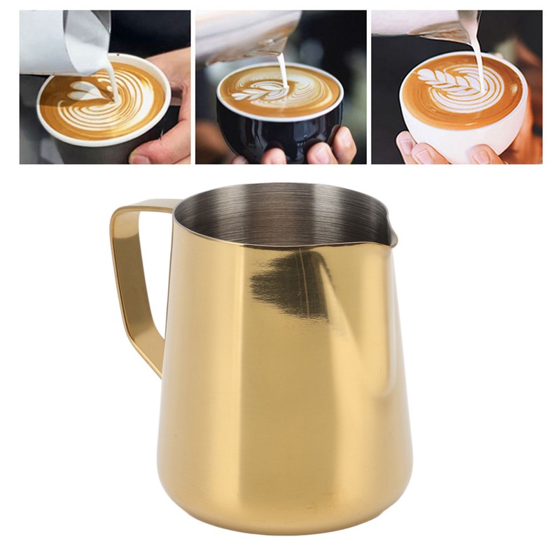 Milk Frothing Pitcher Stainless Steel Milk Jug Coffee Frothing Pitcher