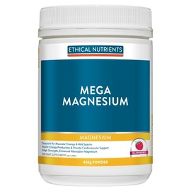 Ethical Nutrients Mega Magnesium Powder (Raspberry) 450g