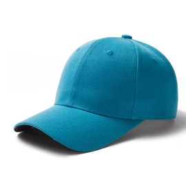 Men's Baseball Cap, Unisex Adjustable Baseball Cap Polo Golf Style Sports Sun Hat for Women's Men's (UK, Alpha, One Size, Cerulean Blue)