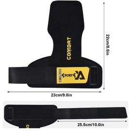 Naapesi Weight Lifting Straps, Padded Wrist Supports for Weightlifting, Deadlifting, Powerlifting, Strength Training, Crossfit and Pull Ups, Adjustable Gym Lifting Straps for Men and Women