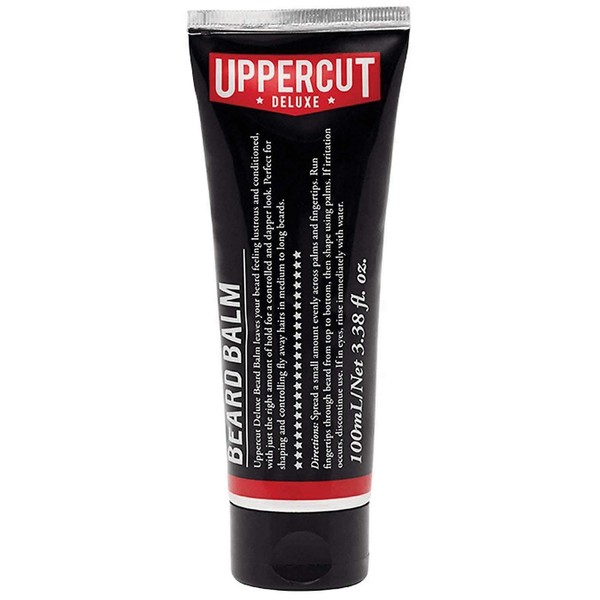 Uppercut Deluxe Conditioning Beard Balm for Control & Natural Shine, 3.38 fl.oz. (PACKAGING MAY VARY)