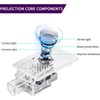 2 Pcs Never Fade Door Light Logo, Projection Ghost Shadow