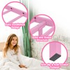 Weehom Twin Bed Frames with Headboard Shelf Storage, Wood Twin