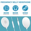 8 Pcs Baby Bump Headphones Set Baby Bump Speaker Belly