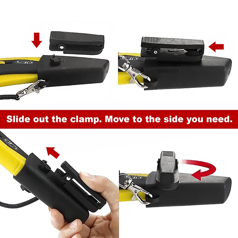 Craftec Retractable Utility Knife Box Cutter with Holster & Lanyard