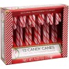 Greenbrier 12 Pack Natural Peppermint Candy Canes Red White Striped