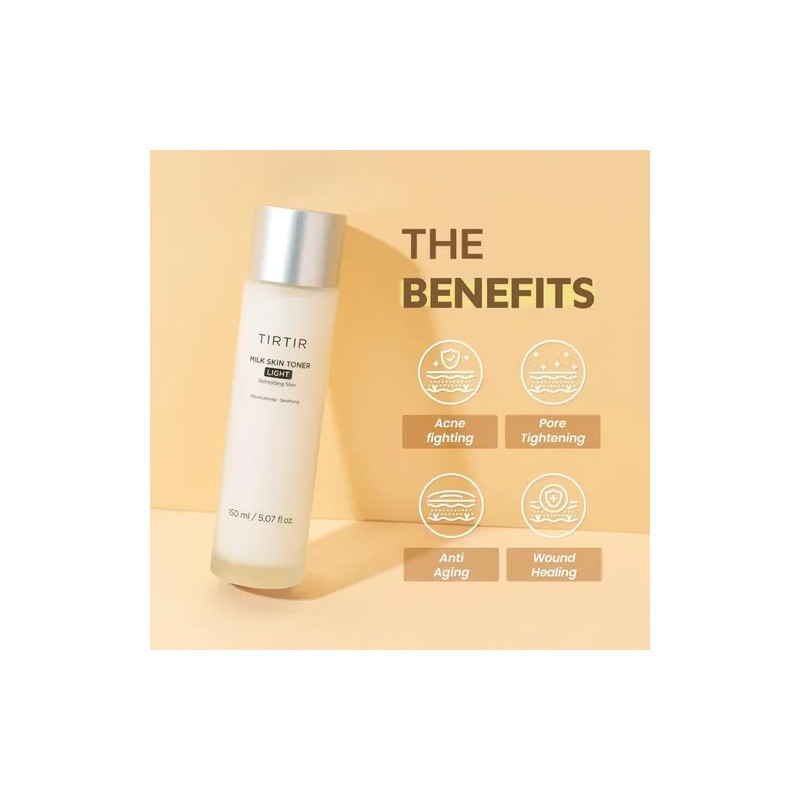 Tónico Facial Tirtir Milk Skin Light con Ácido Hialurónico