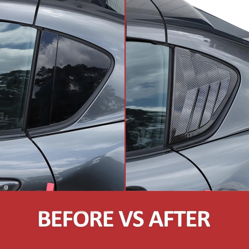 Car Rear Side Window Louvers For M@zda MX-5 ND 2015-2023