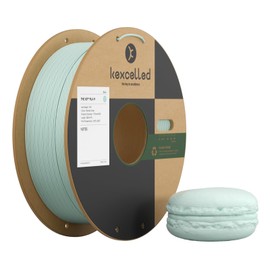 kexcelled Matte PLA Filament 1.75mm，Matte Light Green PLA 3D Printer Filament 1kg Spool (2.2lbs) with +/-0.03mm Accuracy,Upgraded Tangle-Free Winding for Most FDM Printers