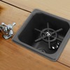 Matte Black Stainless Steel Automatic Cup Rinser Washer Cleaner for