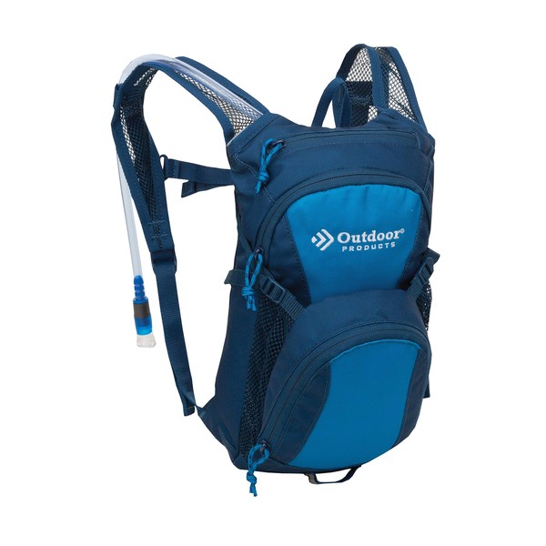 Outdoor Products Tadpole Hydration Pack (Black) (Bright Blue)