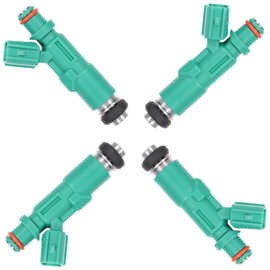 Fuel Injectors SCITOO 12 Hole OEM Green 23250-21020 Fuel Injector Kits for 2001-2009 for Toyota for Prius,2000-2005 for Toyota for Echo,2004-2006 for Scion for XB XA(Set of 4)