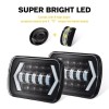 Unbranded Pair DOT 7x6" Inch LED Headlights Hi/Lo Beam For