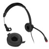 Telephone Headset Monaural Customer Service Headphones with Mic for Call