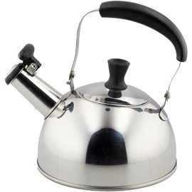 Pearl Metal HB-2202 Mini Whistling Kettle, 3.8 gal (1.0 L) Induction Compatible, Stainless Steel, Compact