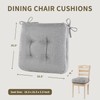 LYLNBYWK Dining Chair Cushions Set of 2, Double-Layer Memory Foam